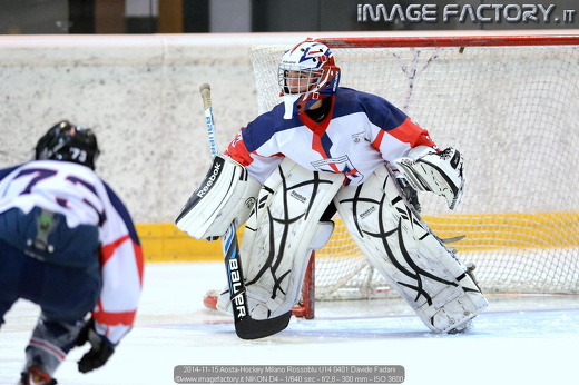 2014-11-15 Aosta-Hockey Milano Rossoblu U14 0401 Davide Fadani